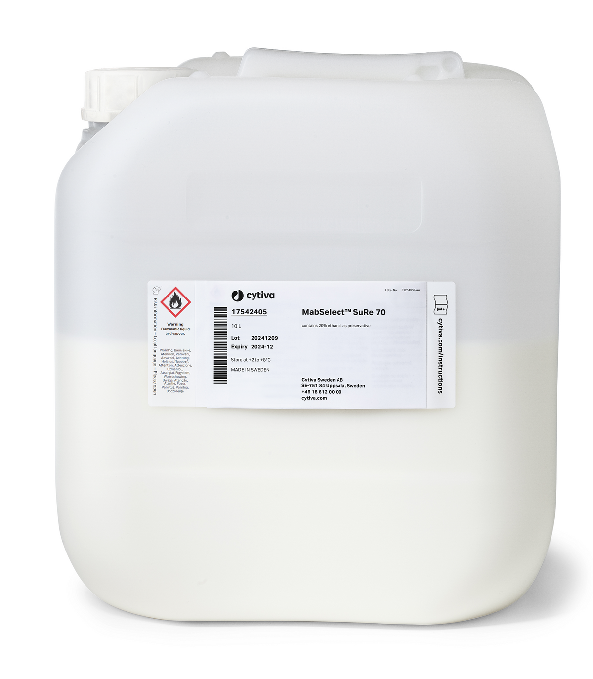 MabSelect™ SuRe 70 protein A resin 17542403 - Chromatography products - Cytiva