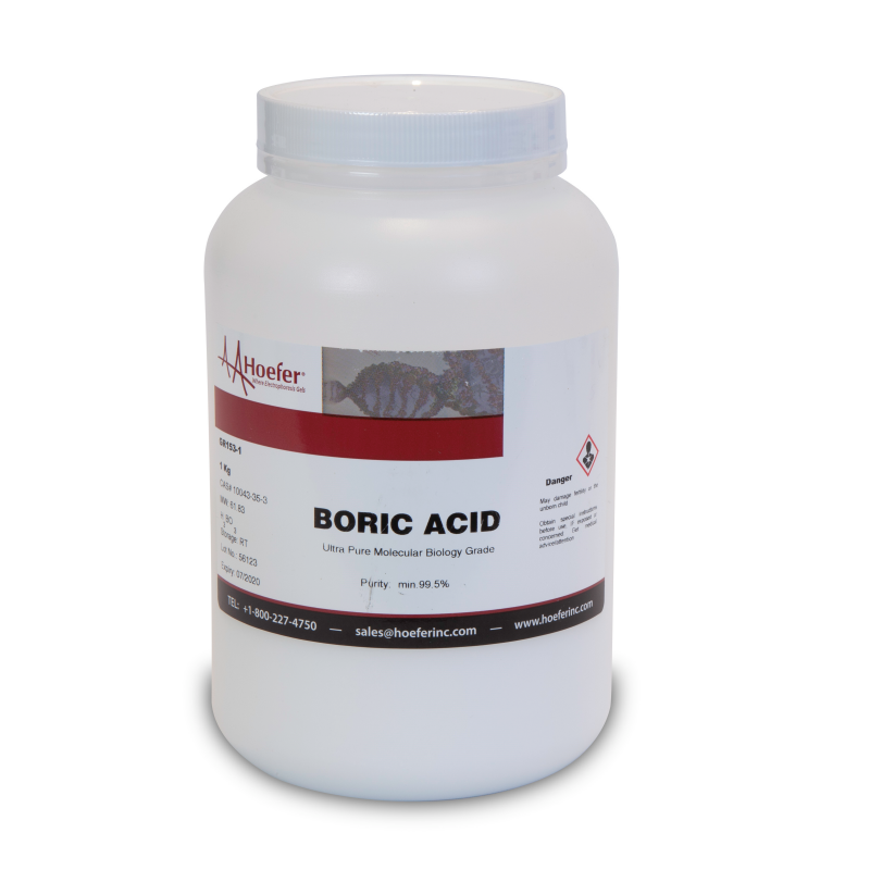 Boric Acid, 1 Kilogram GR153-1 - Hoefer Inc.