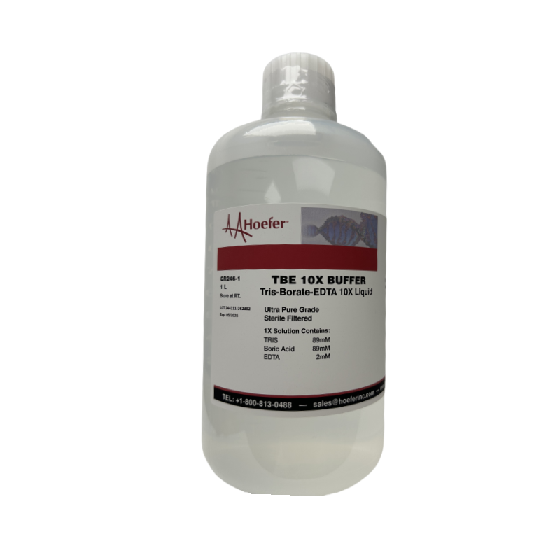 TBE Buffer, 10X Solution GR246-1 - Hoefer Inc.