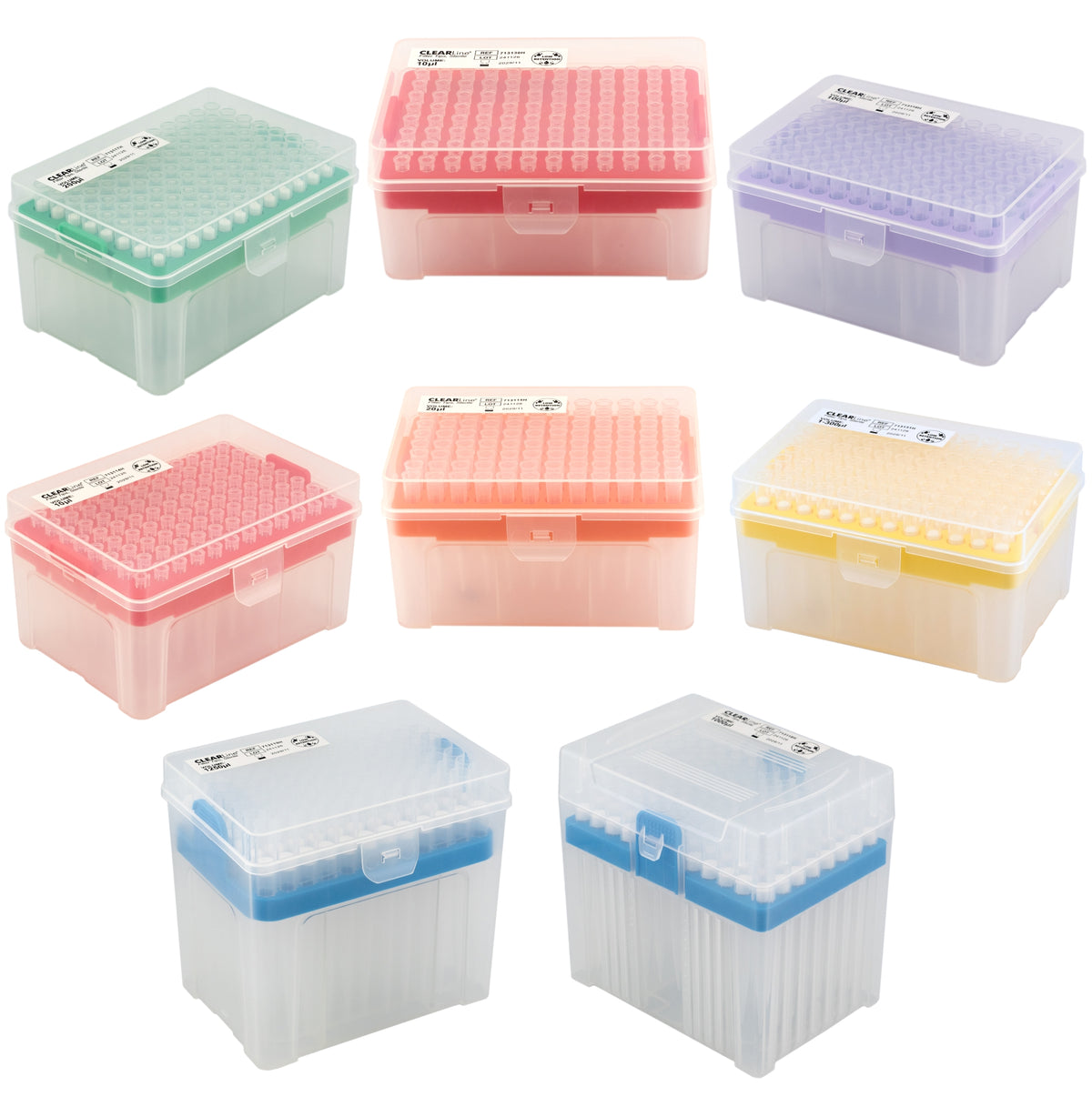 CLEARLine® Universal Filter Tips, Racked, Sterile (713130H)