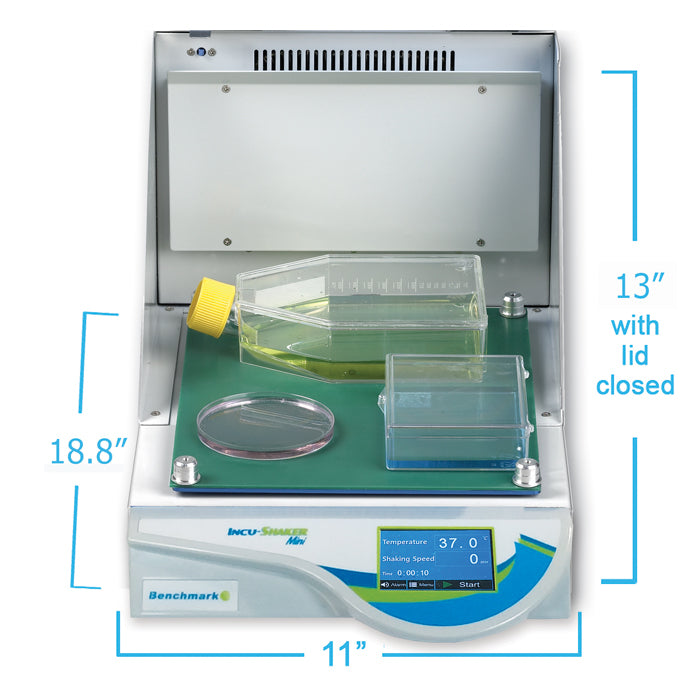 Incu-Shaker™ Mini with non-slip rubber mat H1001-M-E - Shaking Incubators - Benchmark Scientific