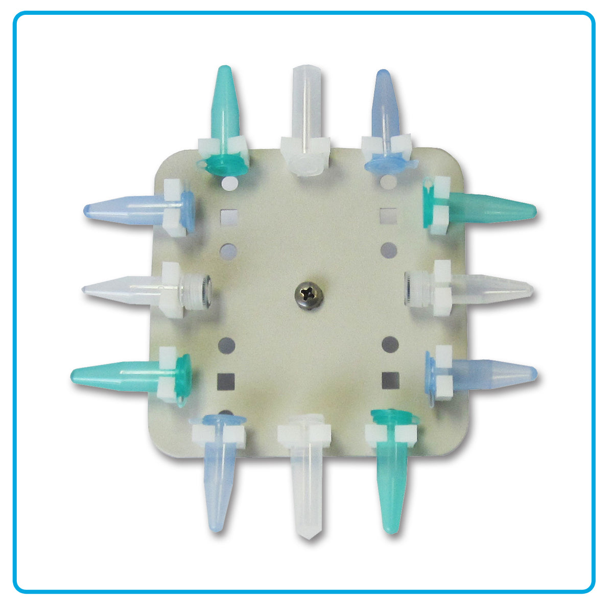MAGic Clamp™ Tube Rack, 12 x 1.5/2.0ml tubes, horizontal H1000-MR-T15H - Orbital Shakers - Benchmark Scientific