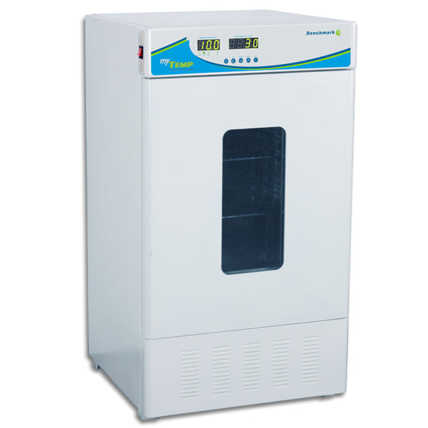 myTemp™ 65 Heating and Cooling Incubator, includes two stainless steel shelves H2265-HC-E - Incubators and Ovens - Benchmark