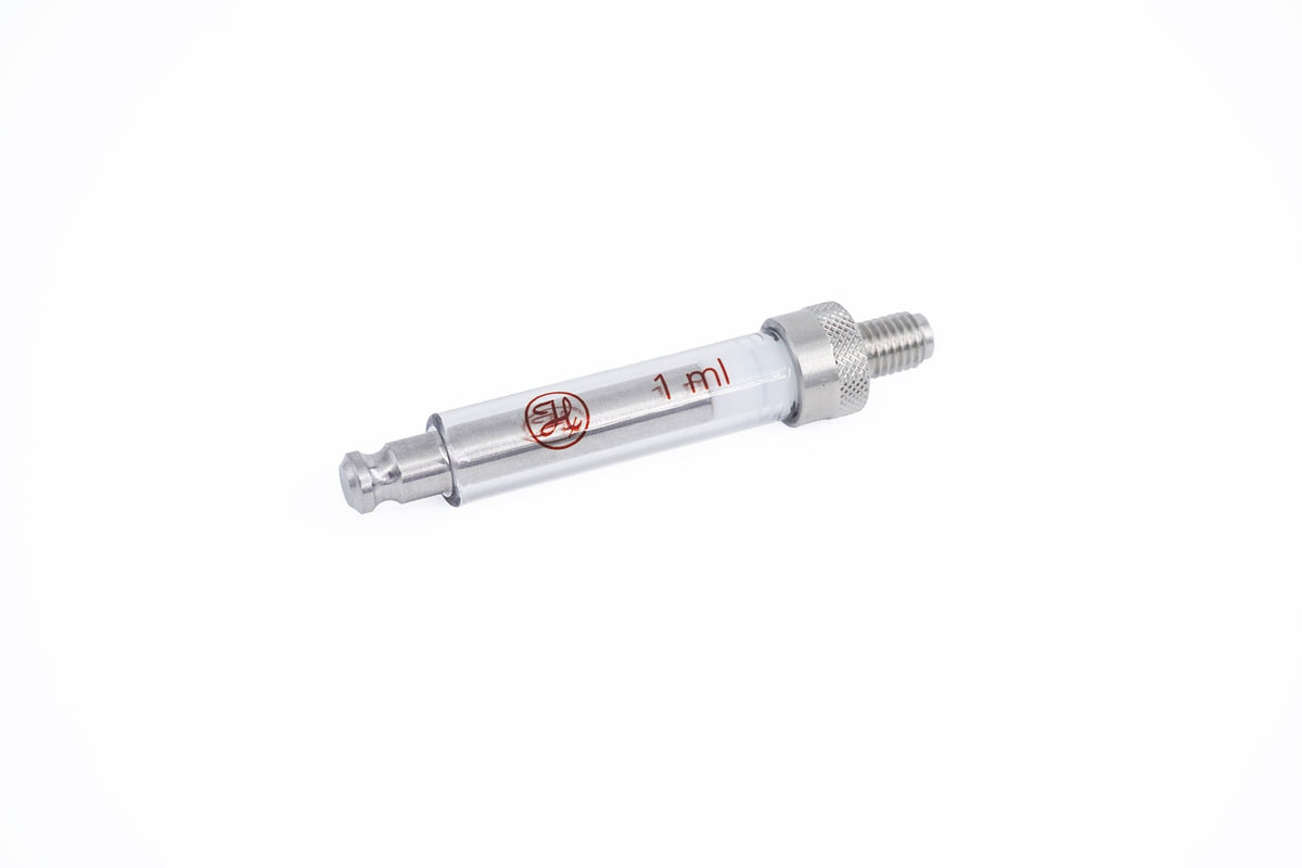 1 mL, Gastight Instrument Syringe, ChemSeal (C, 1/4"-28) 208641 - Lab Syringes - Hamilton Company