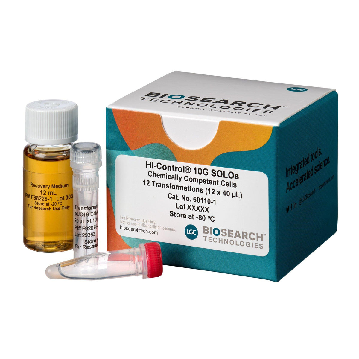 HI-Control 10G Chemically Competent Cells 60110-1 - Competent cells for transformation - Biosearch Technologies