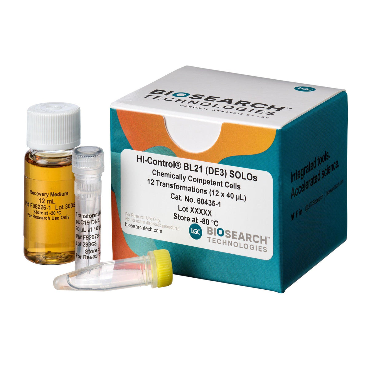 HI-Control BL21(DE3) Chemically Competent Cells 60435-1 - Competent cells for transformation - Biosearch Technologies