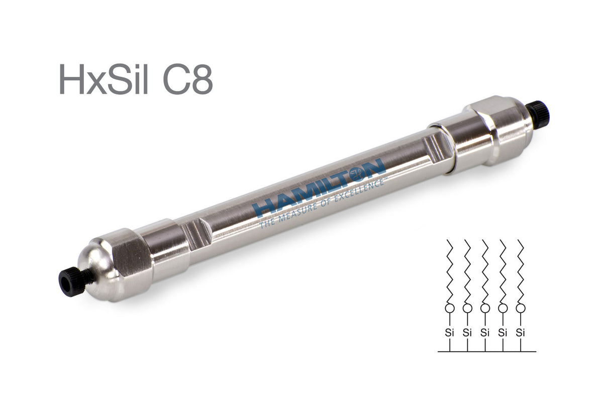 HxSil C8 5 µm, 2.1 x 50 mm 79107 - HPLC Columns - Hamilton Company