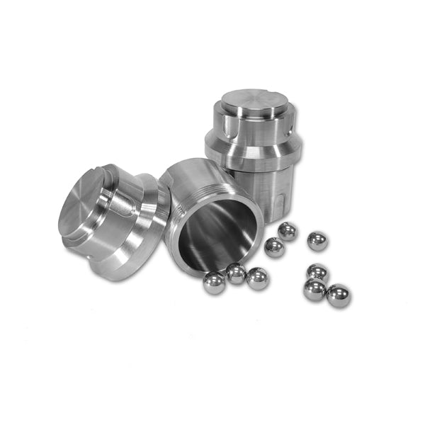 Stainless steel grinding jar, 50ml, set of 2 IPD9600-50S - Benchmark Industrial Products - Benchmark Scientific