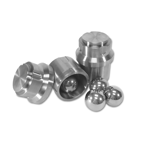 Stainless steel grinding jar, 50ml, set of 2 IPD9600-50S - Benchmark Industrial Products - Benchmark Scientific
