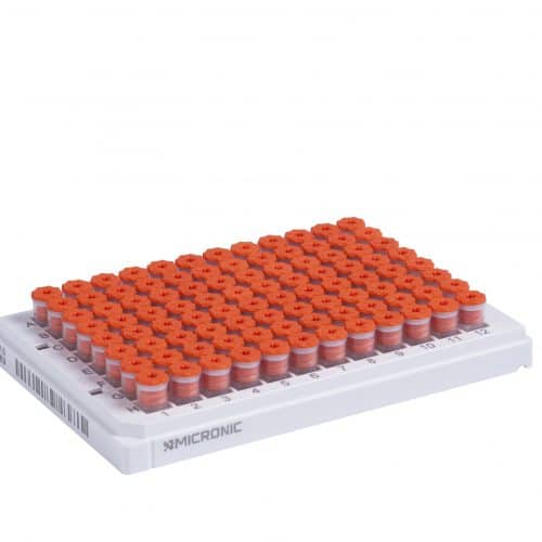 Tube storage racks in 96-well format - Sample Storage Racks - Micronic