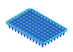 96 x 0.1 ml Transformer TOO Plate – LP,LF,SFGC,NON Sk, TRANSFORMER TOO MODEL,cutable,96 well plate, Fits Shell Frame Grids…
