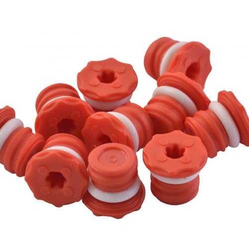 Screw Caps Low Profile for internally threaded tubes in 96-well format - Sample Storage Caps - Micronic