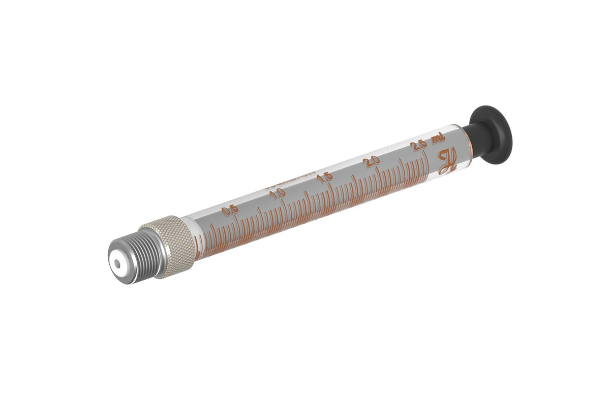 2.5 mL, Gastight Syringe, M10 (Male) 10103676 - Lab Syringes - Hamilton Company