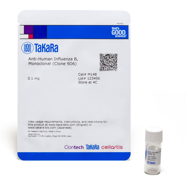 Monoclonal Anti-Human Influenza B (Clone 9D6) M148 - Antibodies and ELISA - Takara Bio