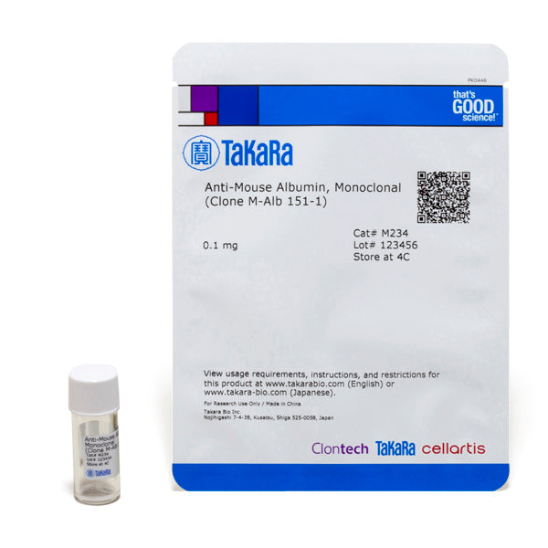 Anti-Mouse Albumin, Monoclonal (Clone M-Alb 151-1) M234 - Antibodies and ELISA - Takara Bio