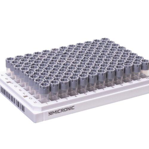 0.40ml Screw Cap Tubes with External Thread V-bottom - Sample Storage Tubes - Micronic