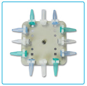 MAGic Clamp™ Tube Rack, 12 x 1.5/2.0ml tubes, horizontal H1000-MR-T15H - Orbital Shakers - Benchmark Scientific