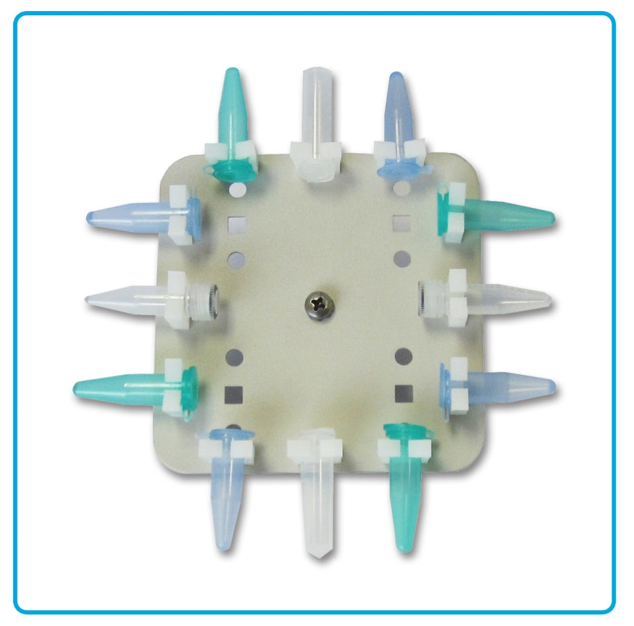 MAGic Clamp™ Tube Rack, 12 x 1.5/2.0ml tubes, horizontal H1000-MR-T15H - Orbital Shakers - Benchmark Scientific