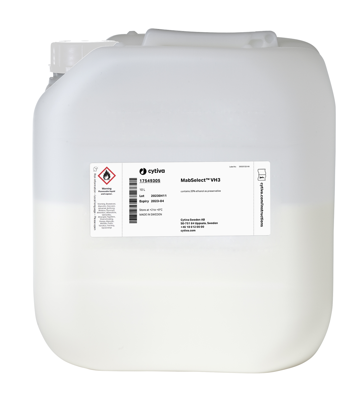 MabSelect™ VH3 protein A affinity resin 17549303 - Chromatography products - Cytiva