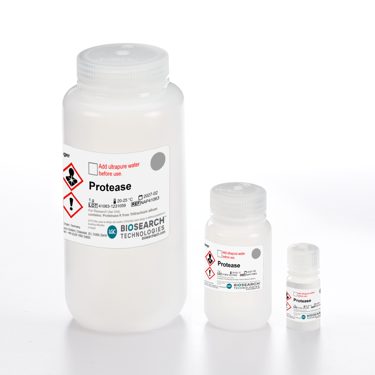 Protease K, lyophilized powder SXPROT - Nucleic Acid Sample Preparation - Biosearch Technologies