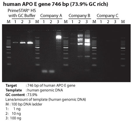 PrimeSTAR® HS DNA Polymerase with GC Buffer R044B - PCR - Takara Bio