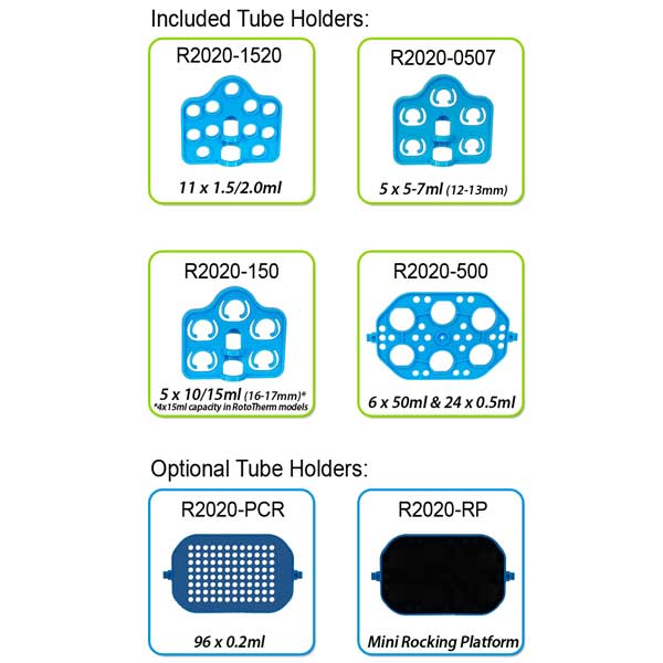 Roto-Mini™ Plus Rotator, Variable Speed R2024-E - Rollers and Rotators - Benchmark Scientific