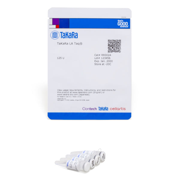 TaKaRa LA Taq® DNA Polymerase (Mg2+ free buffer) RR002A - PCR - Takara Bio