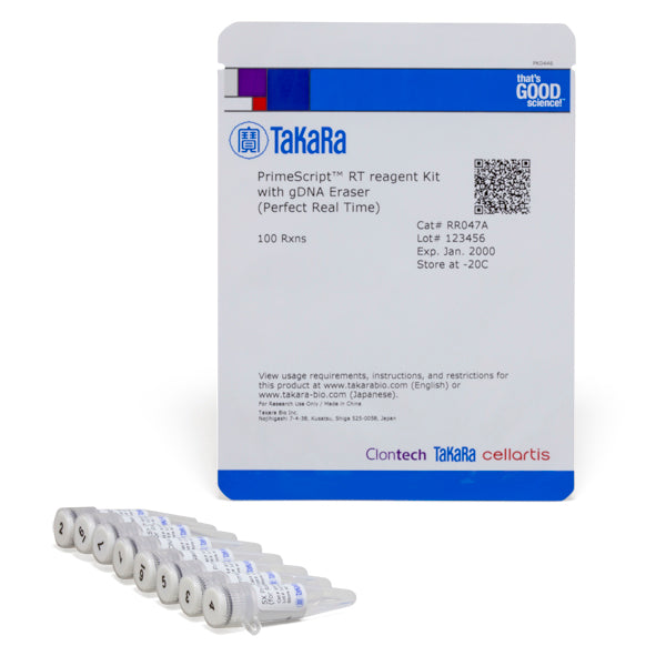 PrimeScript™ RT Reagent Kit with gDNA Eraser (Perfect Real Time) RR047A - Real-time PCR - Takara Bio