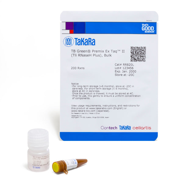 TB Green® Premix Ex Taq™ II (Tli RNase H Plus), 1 x 5 mL RR820L - Real-time PCR - Takara Bio