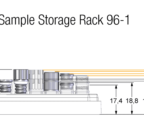 0.40ml Screw Cap Tubes with External Thread V-bottom - Sample Storage Tubes - Micronic