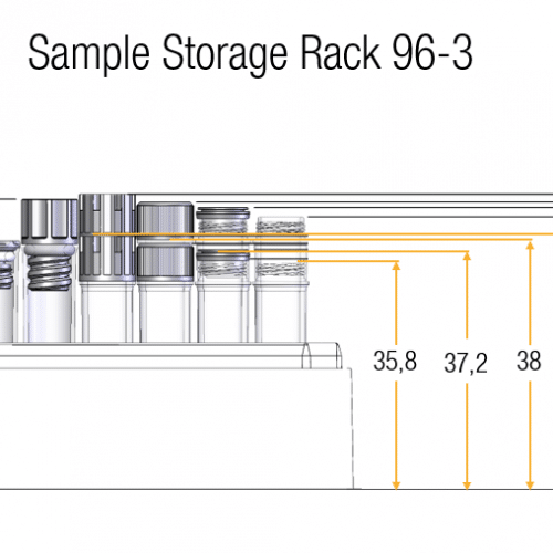 0.80ml Screw Cap Tubes with External Thread V-bottom - Sample Storage Tubes - Micronic