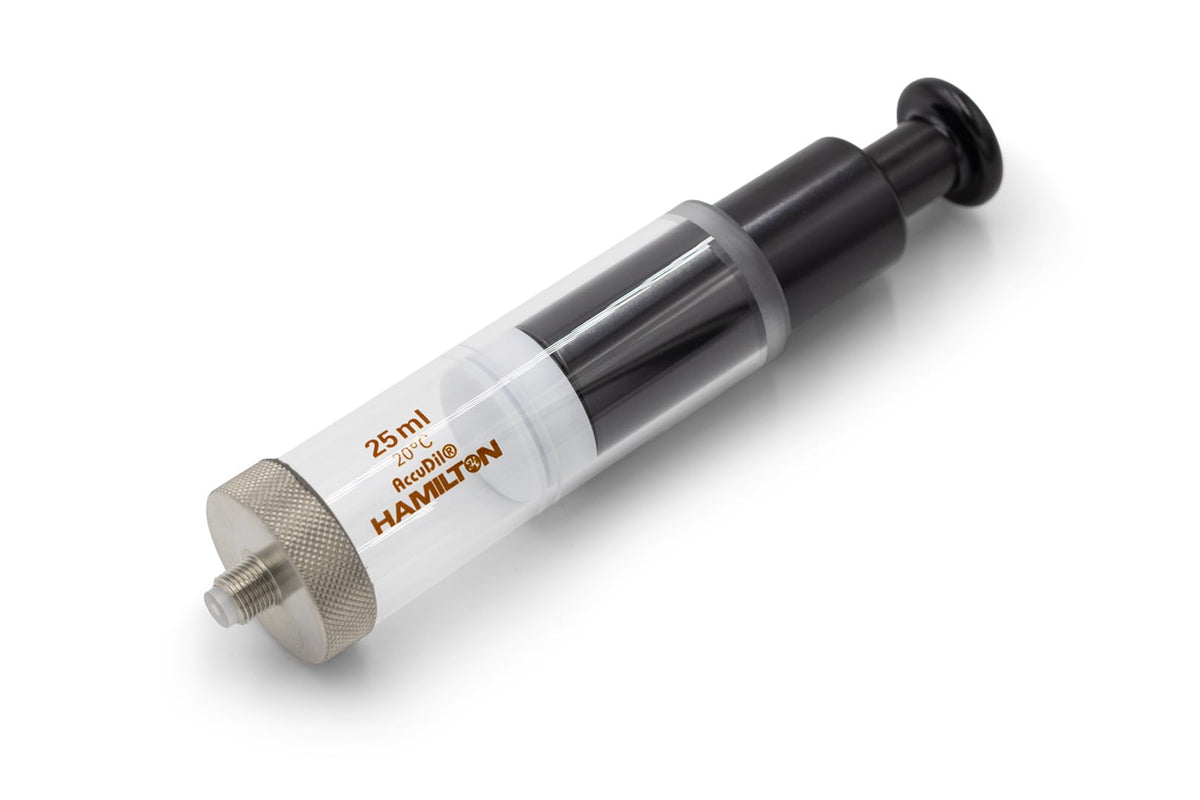 25 mL, Gastight Syringe, AccuDil® (AD) 201400 - Lab Syringes - Hamilton Company