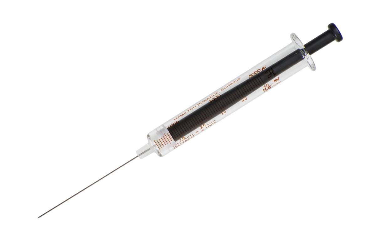 5 mL, Gastight, Headspace CTC PAL Autosampler Syringe, Cemented (N) 203086 - Lab Syringes - Hamilton Company