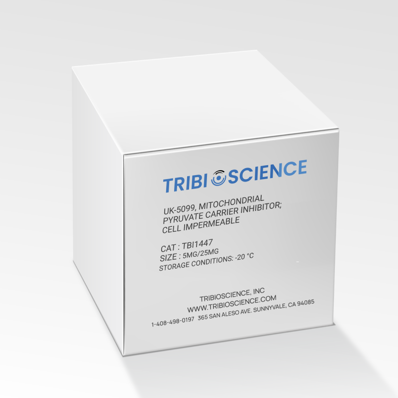UK-5099, Mitochondrial pyruvate carrier inhibitor; cell impermeable TBI1447 - Biochemical Inhibitors - TriBioScience