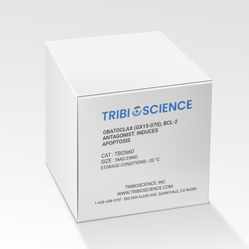Obatoclax (GX15-070), Bcl-2 antagonist. Induces apoptosis TBI2660 - Biochemical Inhibitors - TriBioScience