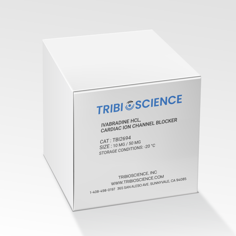 Ivabradine HCl, Cardiac ion channel blocker TBI2694 - Biochemical Inhibitors - TriBioScience