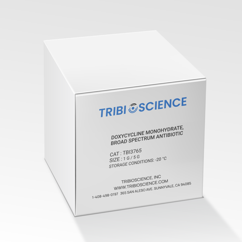 Doxycycline monohydrate, Broad spectrum antibiotic TBI3765 - Biochemical Inhibitors - TriBioScience