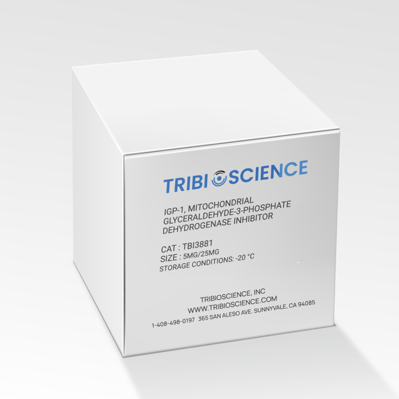 iGP-1, Mitochondrial glyceraldehyde-3-phosphate dehydrogenase inhibitor TBI3881 - Biochemical Inhibitors - TriBioScience