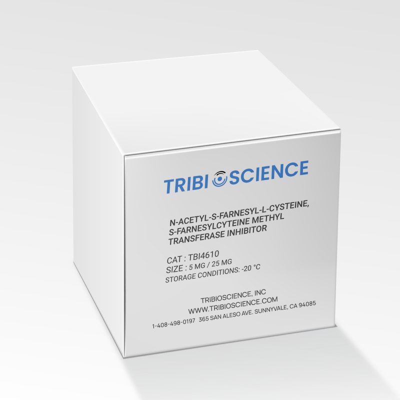 N-Acetyl-S-farnesyl-L-cysteine, S-Farnesylcyteine methyl transferase inhibitor TBI4610 - Biochemical Inhibitors