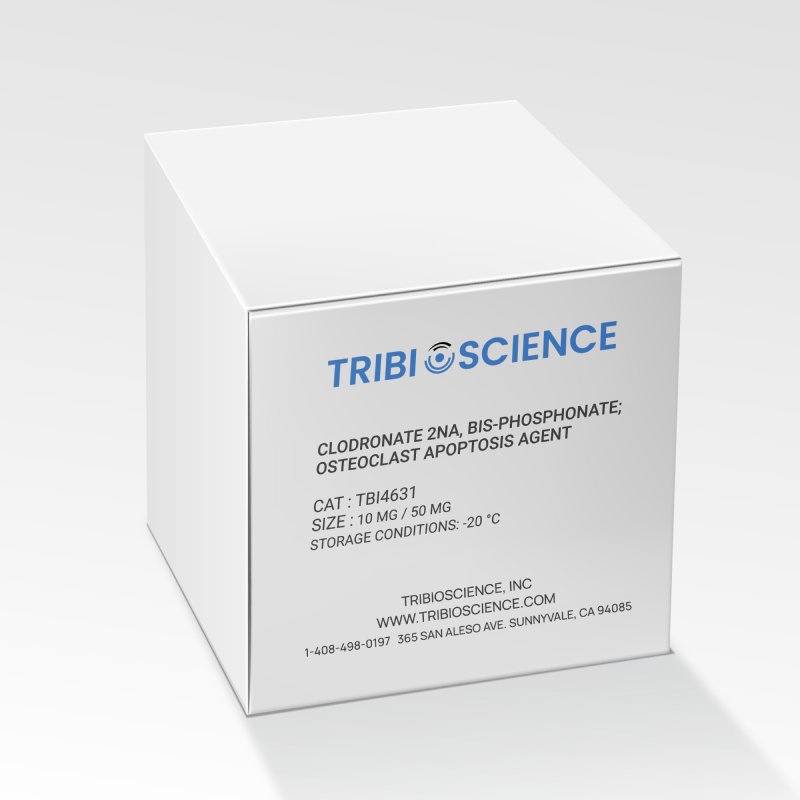 Clodronate 2Na, Bis-phosphonate; Osteoclast apoptosis agent TBI4631 - Biochemical Inhibitors - TriBioScience