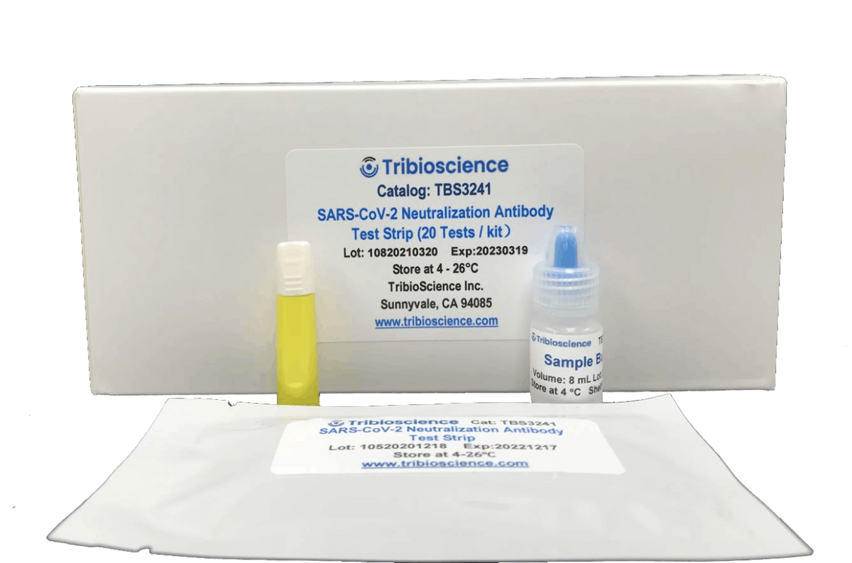 SARS-CoV-2 Neutralization Antibody Detection Fast Strip (Colloidal Gold Method) TBS3241-05 - ELISA - TriBioScience