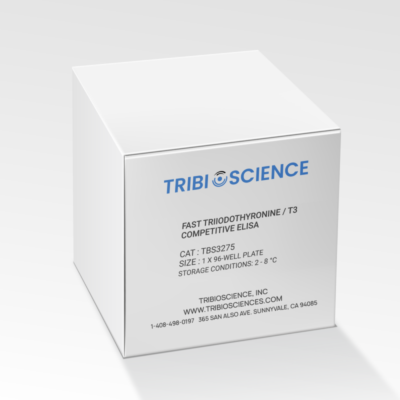 Fast Triiodothyronine / T3 Competitive ELISA, 1step and 1hr TBS3275 - ELISA - TriBioScience