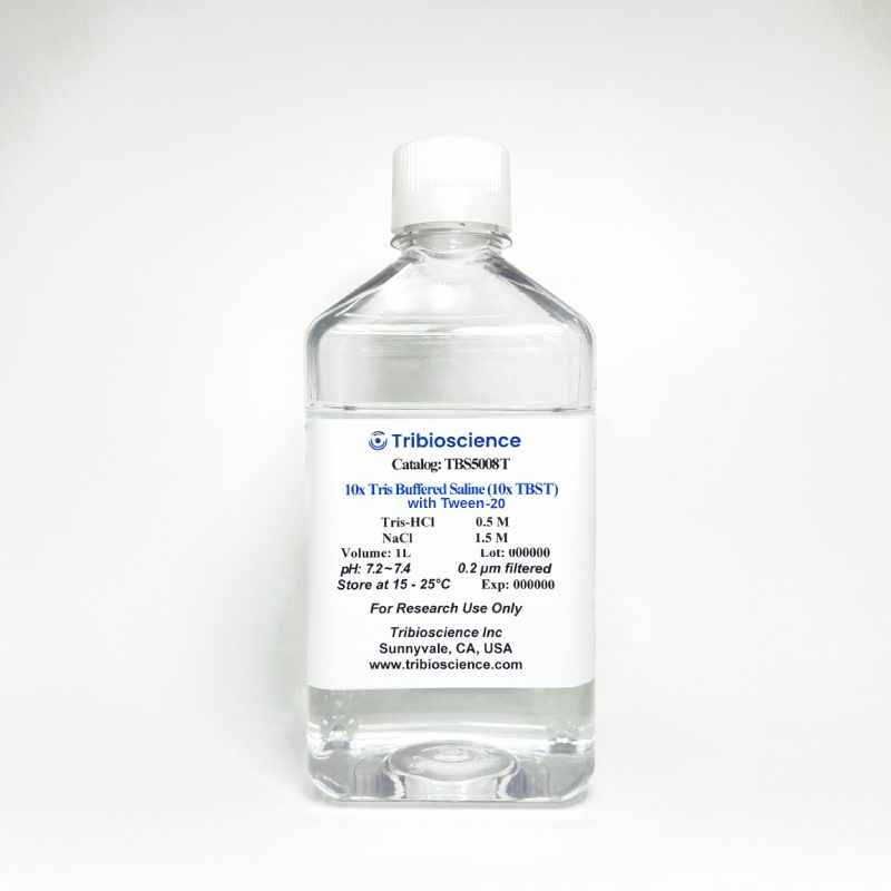 Tris Buffered Saline with Tween-20 (10x TBST) TBS5008T - Common Reagents - TriBioScience
