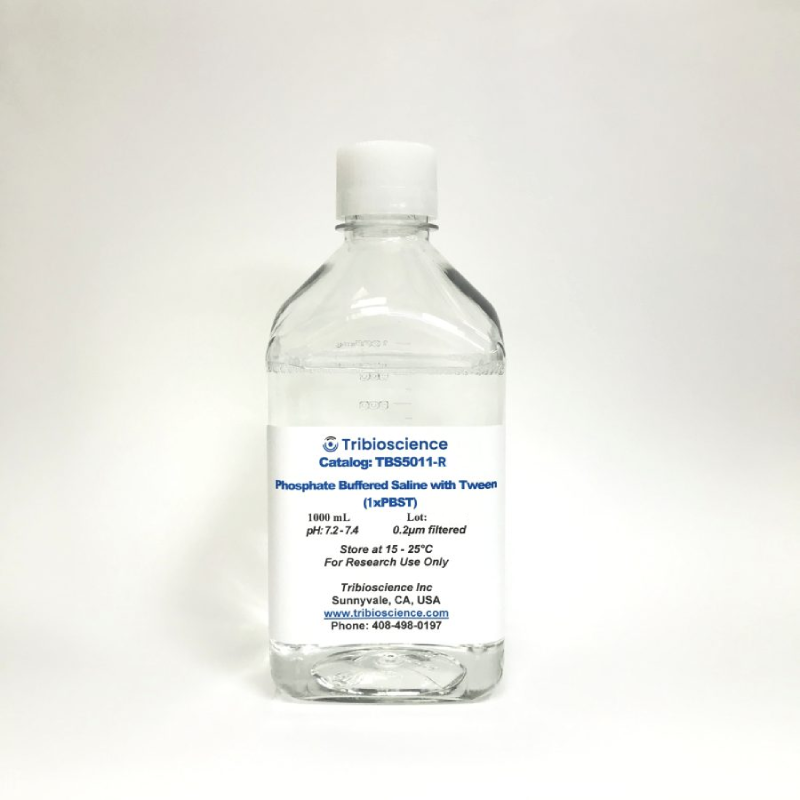 Phosphate Buffered Saline with Tween 20, 1x PBST TBS5011-R - Common Reagents - TriBioScience