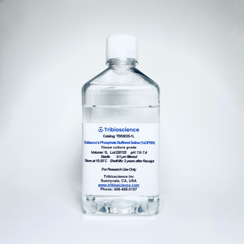 1x Dulbecco’s Phosphate Buffered Saline (DPBS) Without Calcium, and magnesium, Sterile for Cell Culture TBS5003-1 - Common