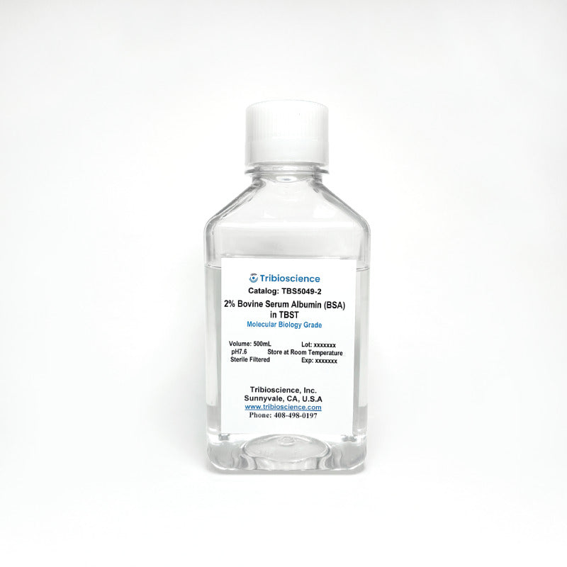 Tribo™ 2% Bovine Serum Albumin in TBST Buffer TBS5049-2 - Common Reagents - TriBioScience