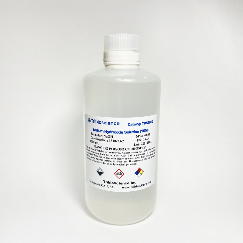 10M Sodium Hydroxide (NaOH) Solution TBS5052 - Common Reagents - TriBioScience