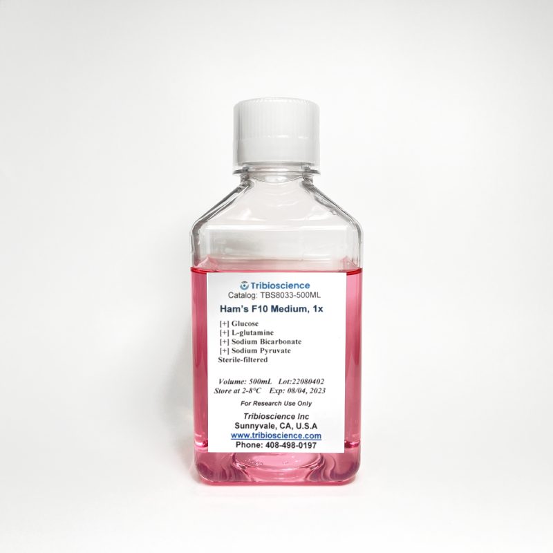 Ham’s F10 medium with L-Glutamine, and Sodium Pyruvate TBS8033 - Life Science - TriBioScience