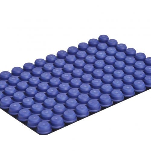 Pierceable TPE Capclusters for capping 96 individual tubes with Internal Thread (Large pack) - Sample Storage Caps - Micronic
