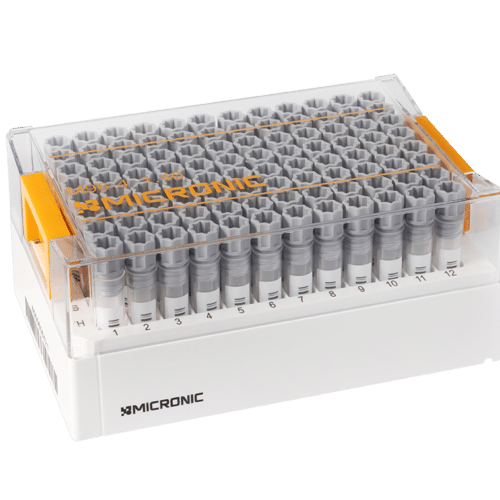1.40ml Screw Cap Tubes with Internal Thread Hybrid V-bottom - Sample Storage Tubes - Micronic